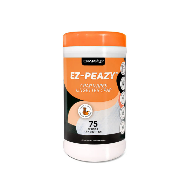 EZ-PEAZY CPAP Wipes 75 Pack (Citrus Scent)