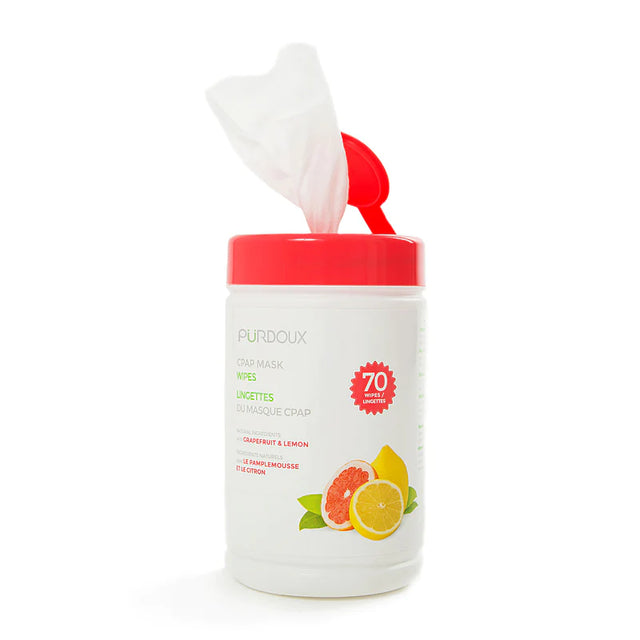 Pur Doux Grapefruit & Lemon Cleansing Wipes CPAP